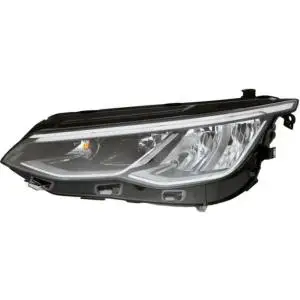 Must-Have Phare optique avant gauche à led pour VOLKSWAGEN GOLF VIII depuis 2020, corps noir, PWY24W, Neuf