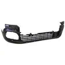 Pare chocs avant inférieur pour CITROËN BERLINGO III ph.1 2018-2024, trous moulure, trous radar + supports, noir gaufré, Mod. MULTISPACE, Neuf Solde