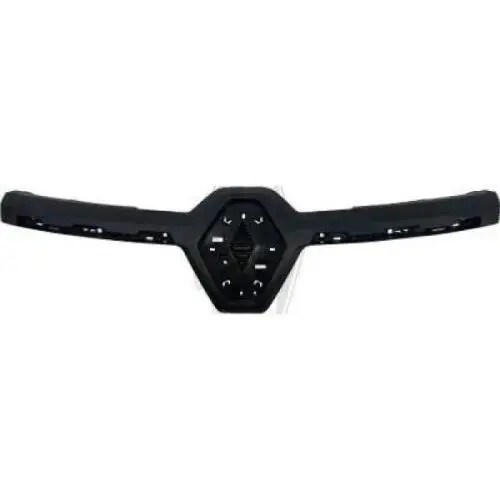 Prix Réduit Moulure grille radiateur centrale supérieure pour RENAULT EXPRESS depuis 2021, noire gaufré, Neuve