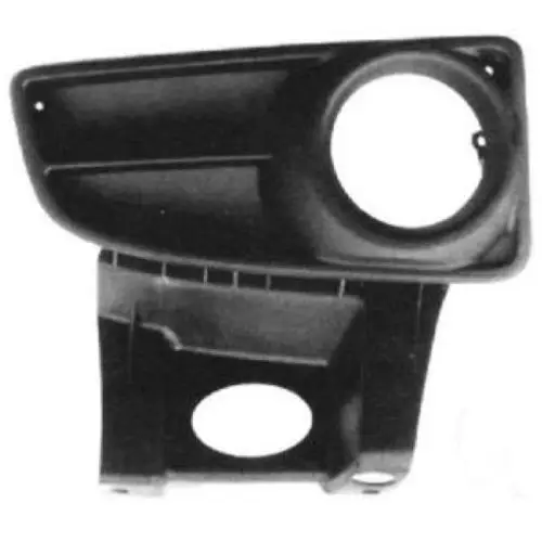 Grille de calandre avant droite pour FIAT PANDA II phase 2 2009-2012, avec trou, Neuve Expédition Rapide