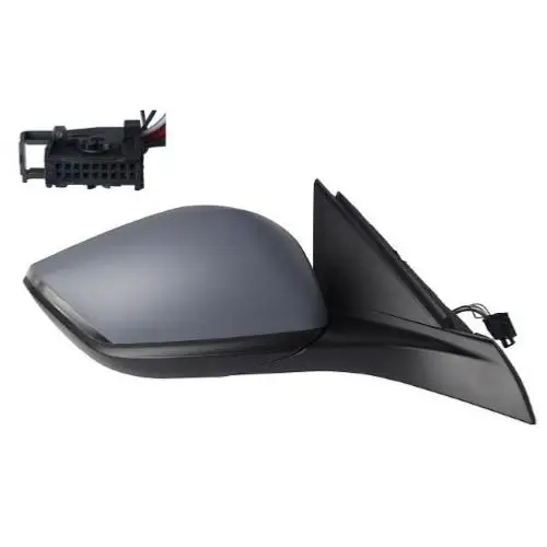 Bon Marché Rétroviseur éxterieur droit électrique pour PEUGEOT 308 III phase 1 T9 depuis 2021, dégivrant, feu clignotant à led, avec sonde, 8 pins, Neuf à peindre