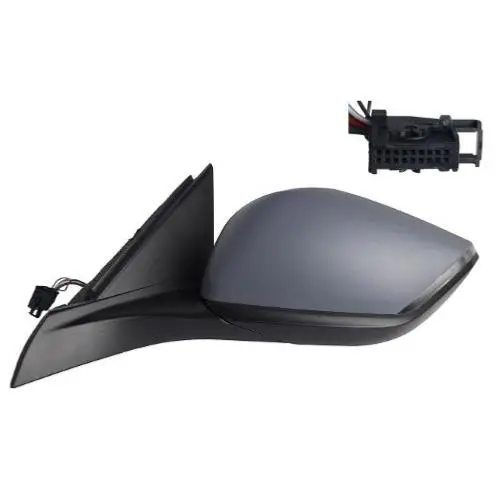 Offre Du Jour Rétroviseur éxterieur gauche électrique pour PEUGEOT 308 III phase 1 T9 depuis 2021, dégivrant, feu clignotant à led, 6 pins, Neuf à peindre