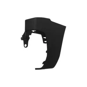 Crosse pare chocs arrière droite pour FIAT DOBLO III phase 1 depuis 2022, mod. châssis court, 2 portes, noire, Neuve Produit De Marque