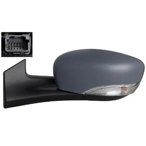 Rétroviseur gauche électrique pour RENAULT ZOE phase 1 2012-2019, rabattable électriquement, dégivrant, feu clignotant, 9 pins, Neuf à peindre Bon Marché