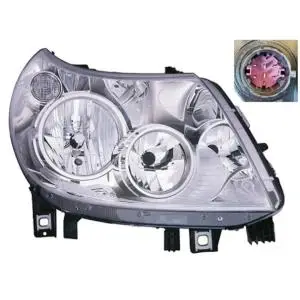 Phare Optique électrique avant droit pour FIAT DUCATO 3 phase 1, 2011-2014, H7+H15+PY21, avec feu diurne, 8 pins, Neuf Authentique