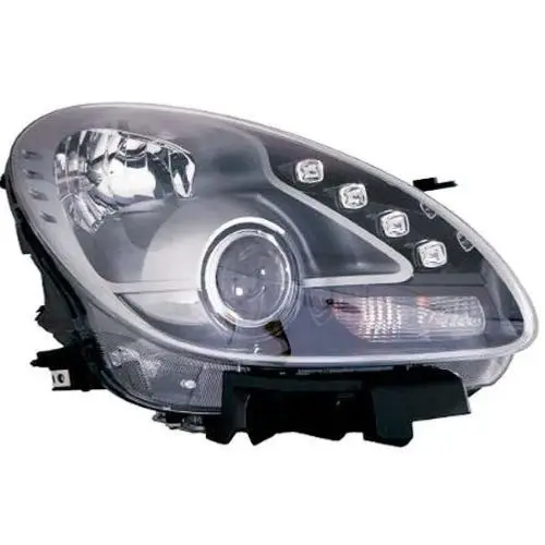 Offre Du Jour Phare Optique avant droit à LED pour ALFA ROMEO GIULIETTA depuis 2016, H7+H1, fond noir, Neuf